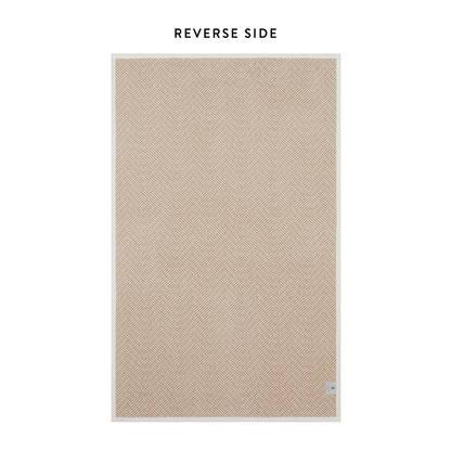 Harborview Herringbone Tan Dog Blanket