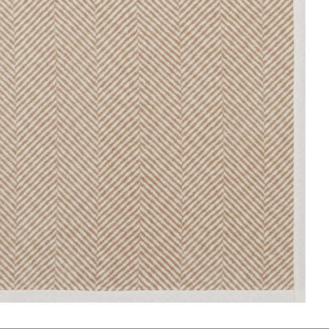 Harborview Herringbone Tan Dog Blanket