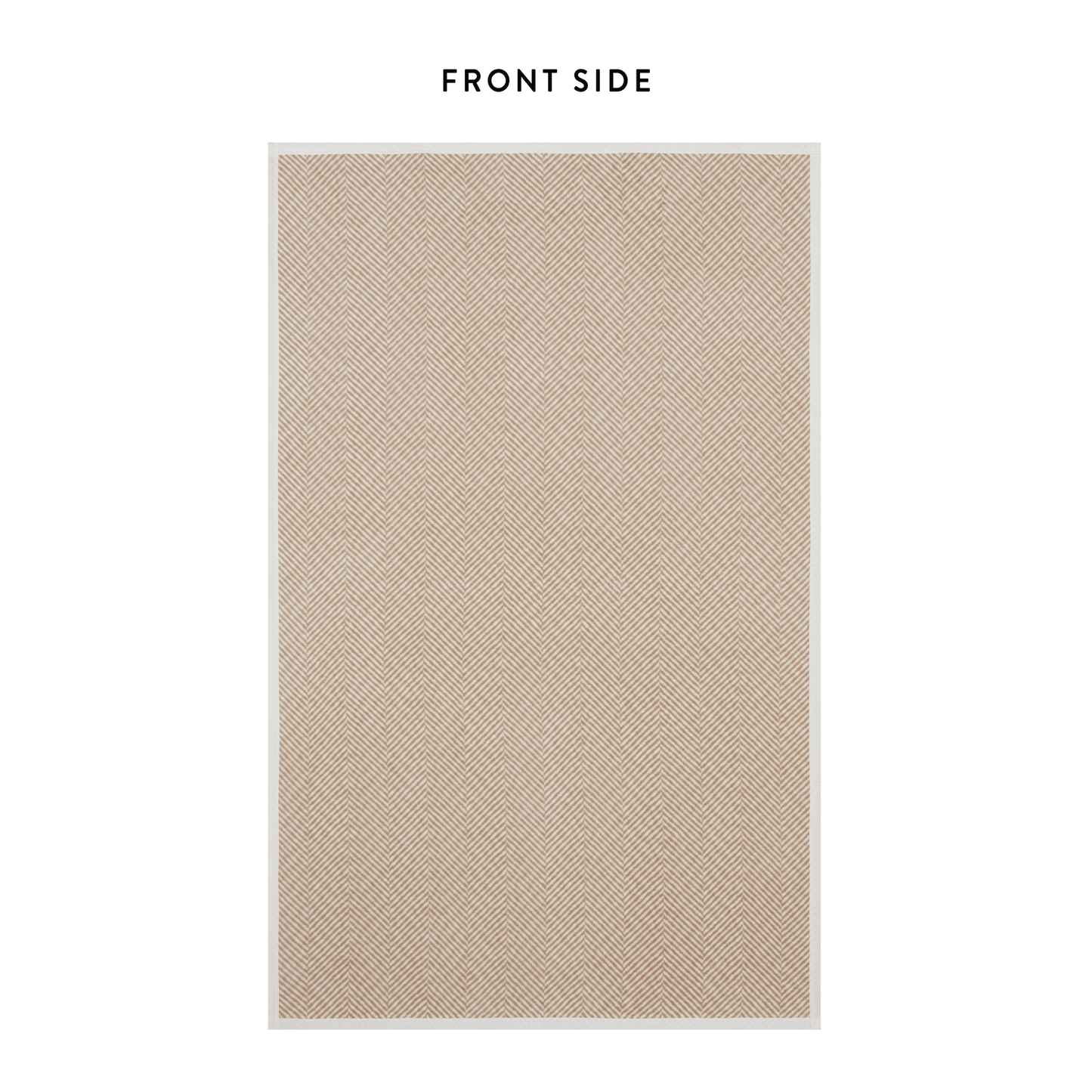 Harborview Herringbone Tan Dog Blanket