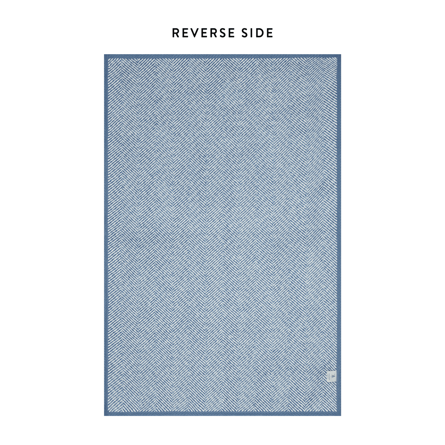 Harborview Herringbone Cornflower Dog Blanket