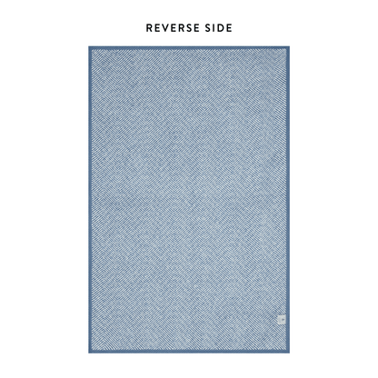 Harborview Herringbone Cornflower Dog Blanket