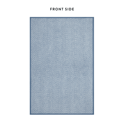 Harborview Herringbone Cornflower Dog Blanket