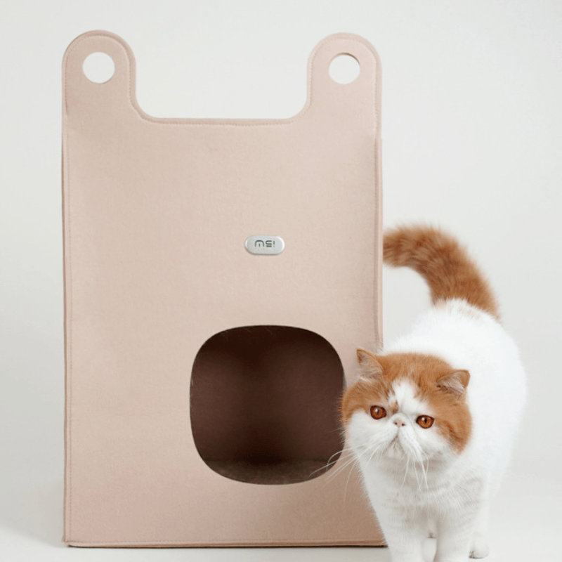 Tote Bag Style Cat Bed And Scratcher
