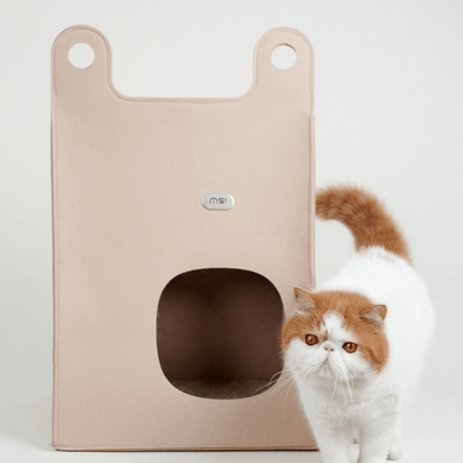 Tote Bag Style Cat Bed And Scratcher