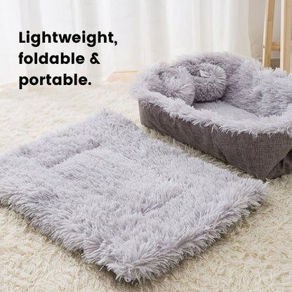 Super Plush Foldable Cat Mat Bed