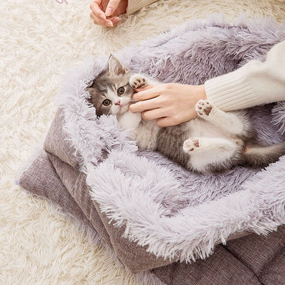 Super Plush Foldable Cat Mat Bed